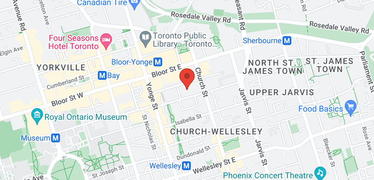 map of #1805 -50 CHARLES ST E